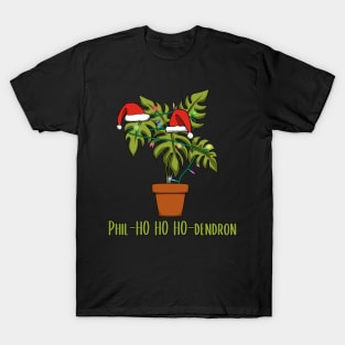 Christmas gardening gifts philodendron gardener T-Shirt